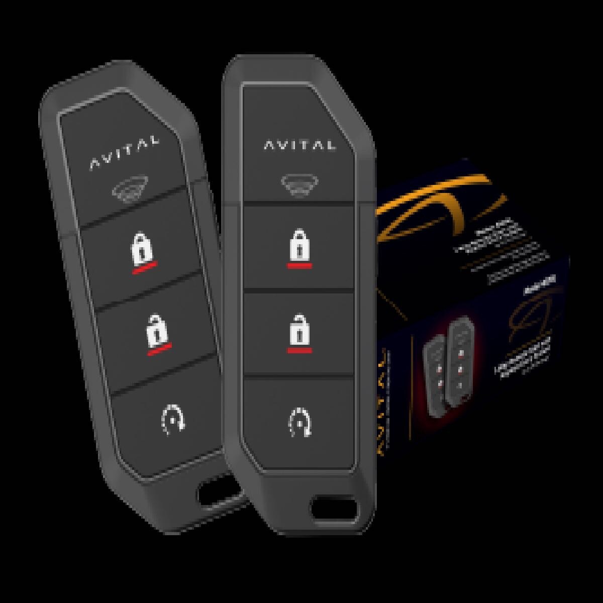 Avital 4 Button 1 Way Remote Start And Keyless Entry System 4109L ...