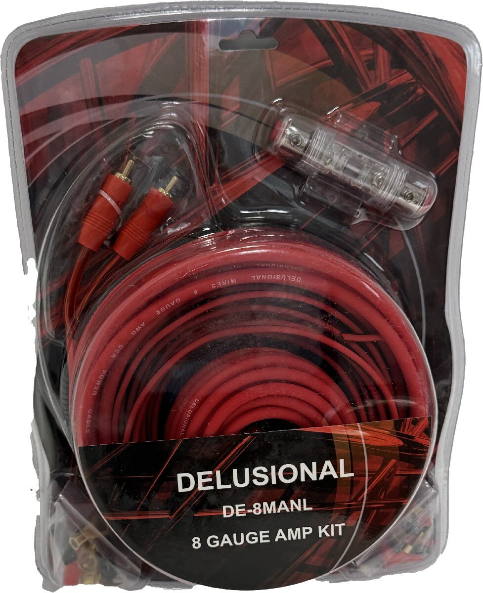 King Boxes Delusional Wires And 8ga Cca Amp Kit De-8manl | Ramko ...