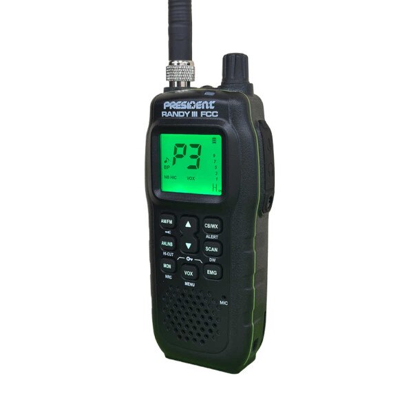 President 40 Channel Handheld Am/Fm Cb Radio No Warranty Randy Iii ...